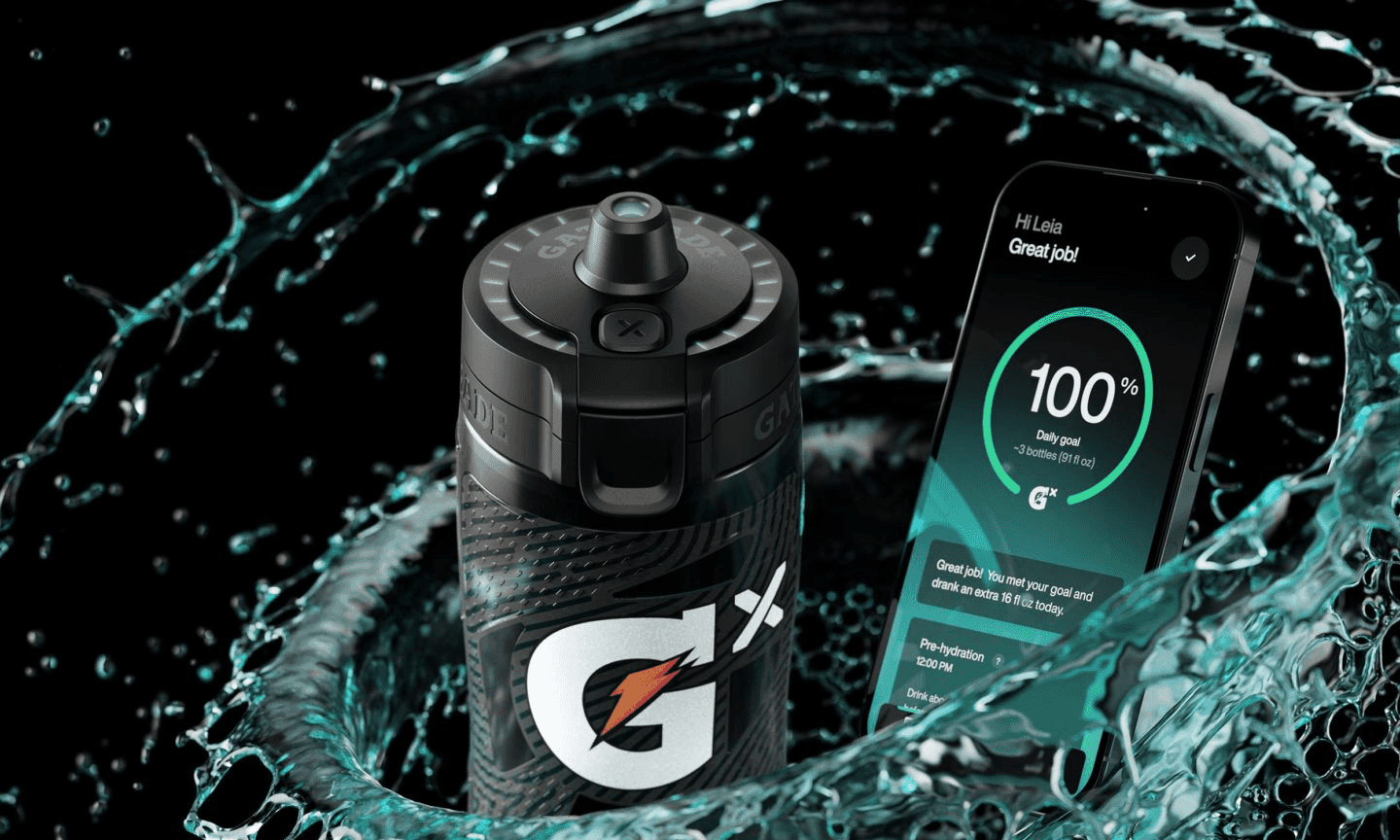 Gatorade Bottle + Hydration App