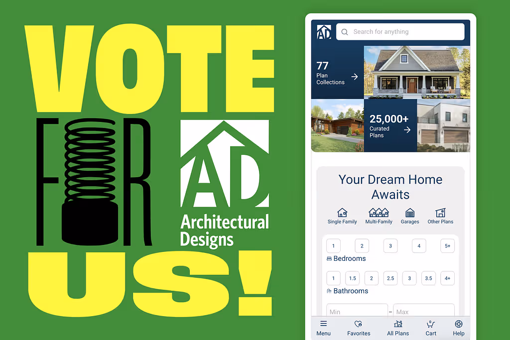 HappyFunCorp and Architectural Designs Nominated For Best Real Estate Websites and Mobile Sites In the 29th Annual Webby Awards