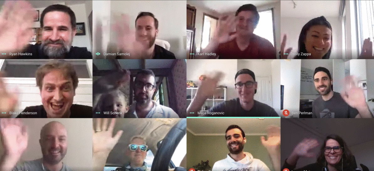 HappyFunCorp team on Google Meet